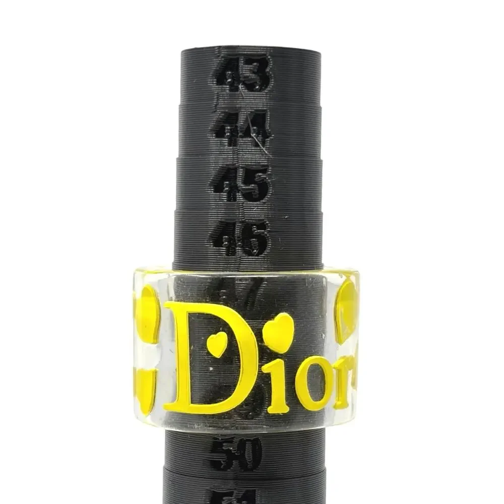 Dior Heart Pattern Ring